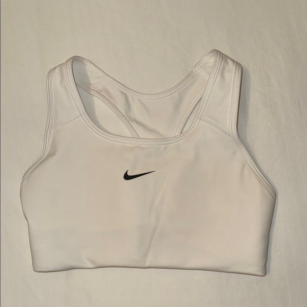 Nike White Sports Bra